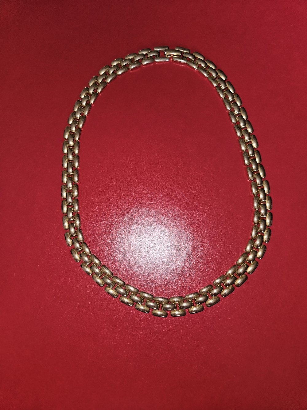 Napier panther link necklace